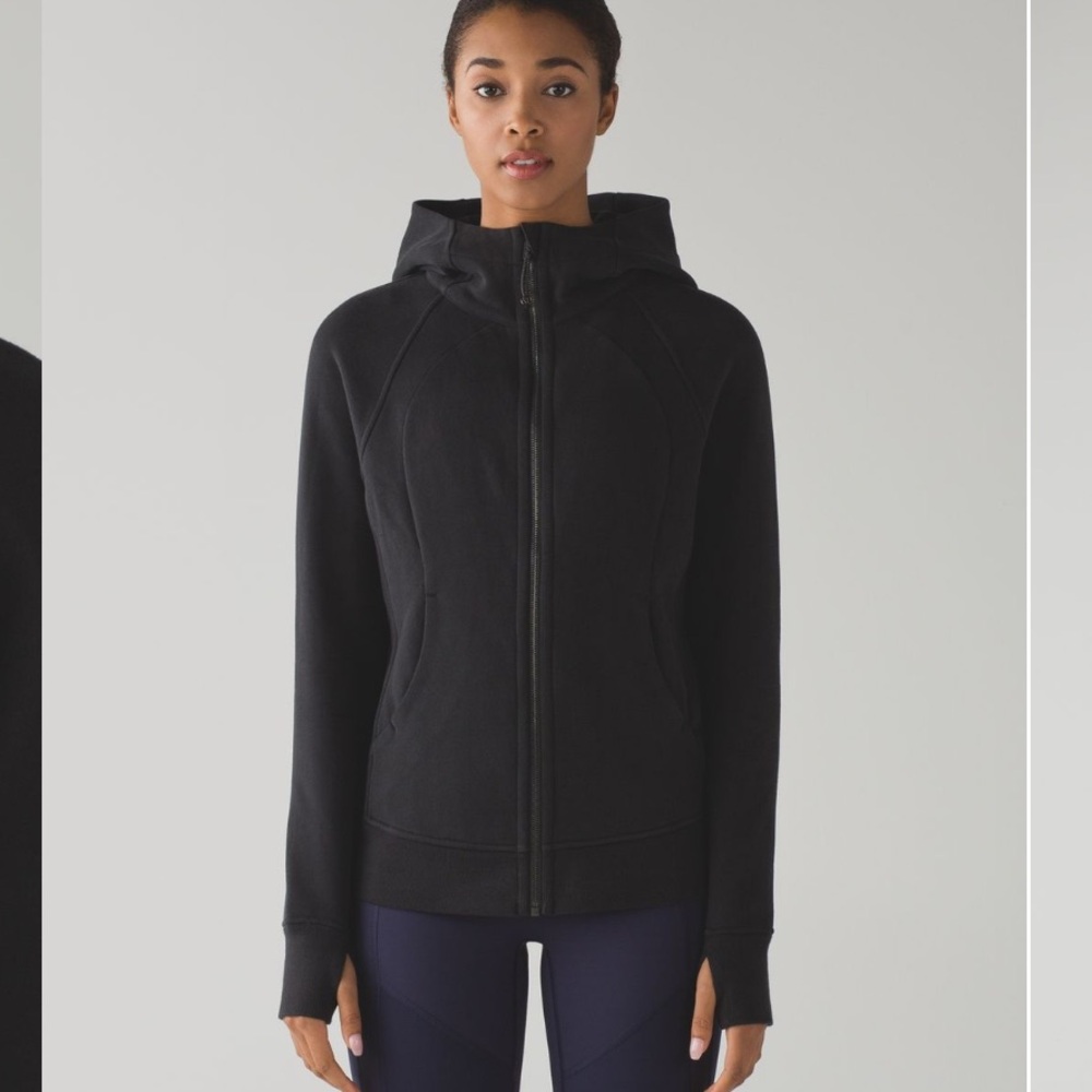 Lululemon Scuba Hoodie *Light Cotton Fleece Black (First Release)